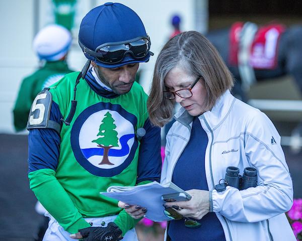 Linda Rice, Kendrick Carmouche, Belmont at the Big A, Eclipse Sportswire Linda Rice, Kendrick Carmouche, Belmont at the Big A, Eclipse Sportswire
